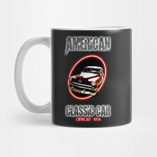 Classic car Design 2020 vintage modern neon lights Mug